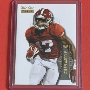 Jaylen Waddle #LBC-8 2021 Wild Card Matte Football Trading Card